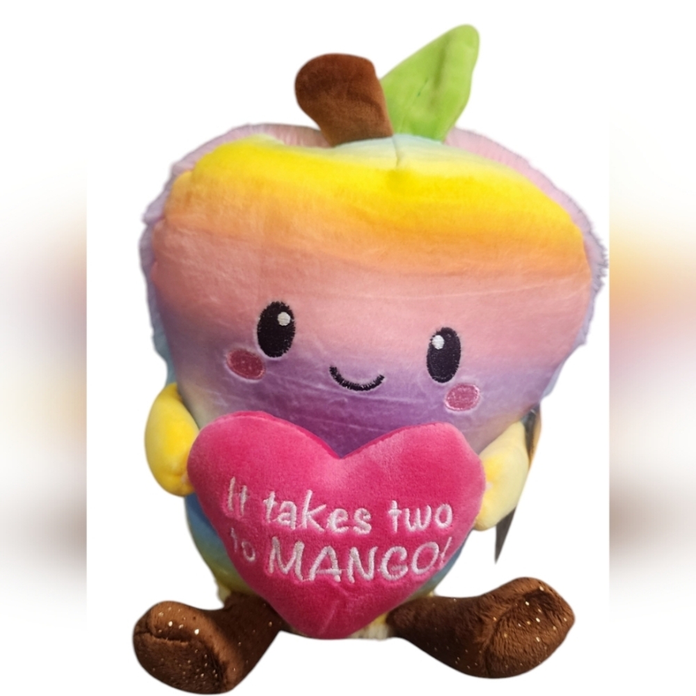 Rainbow Mango Plush Toy yummylicious foodie